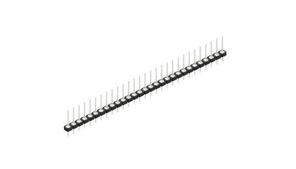 Fischer Elektronik Stiftleiste (Präzision) Anzahl Reihen: 1 10043979 10St.