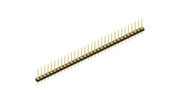 Fischer Elektronik Stiftleiste (Präzision) Anzahl Reihen: 1 10043984 10St.