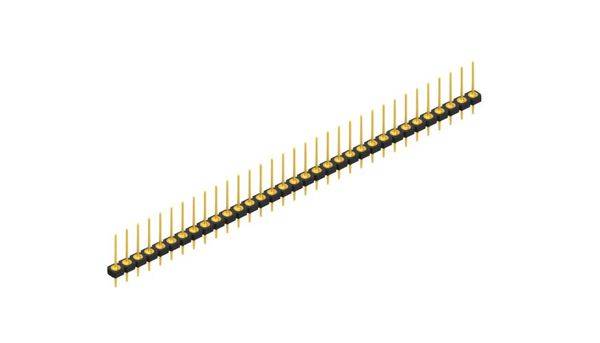 Fischer Elektronik Stiftleiste (Präzision) Anzahl Reihen: 1 10043986 10St.