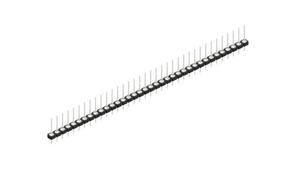 Fischer Elektronik Stiftleiste (Präzision) Anzahl Reihen: 1 10043993 10St.