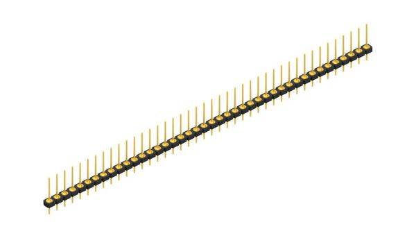 Fischer Elektronik Stiftleiste (Präzision) Anzahl Reihen: 1 10044004 10St.