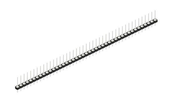 Fischer Elektronik Stiftleiste (Präzision) Anzahl Reihen: 1 10044007 10St.