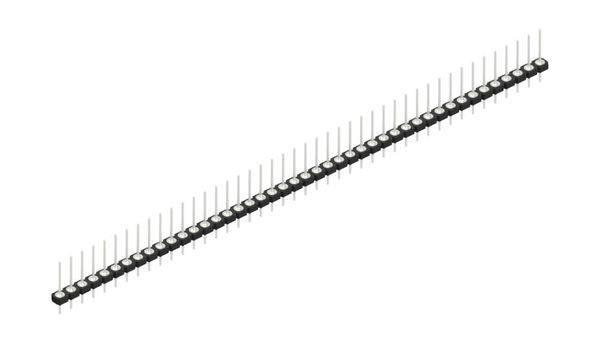 Fischer Elektronik Stiftleiste (Präzision) Anzahl Reihen: 1 10044009 10St.