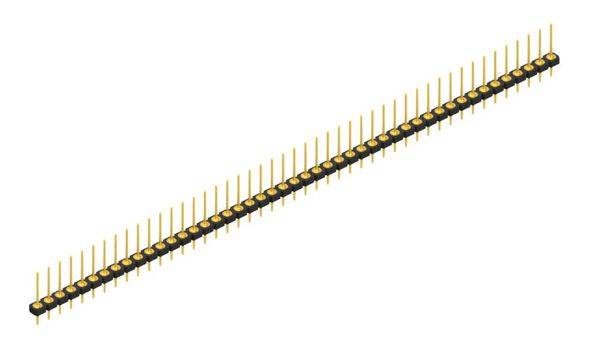 Fischer Elektronik Stiftleiste (Präzision) Anzahl Reihen: 1 10044014 10St.