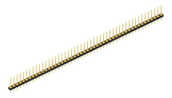 Fischer Elektronik Stiftleiste (Präzision) Anzahl Reihen: 1 10044016 10St.