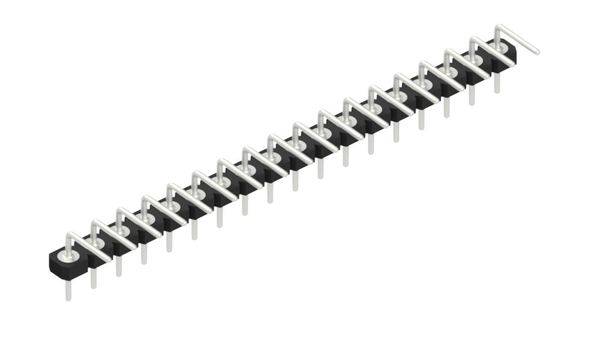 Fischer Elektronik Stiftleiste (Präzision) Anzahl Reihen: 1 10044057 10St.