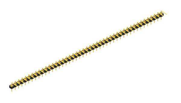 Fischer Elektronik Stiftleiste (Präzision) Anzahl Reihen: 1 10044109 10St.
