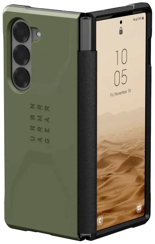 Urban Armor Gear Civilian Backcover Samsung Galaxy Z Fold6 Schwarz 214451114040