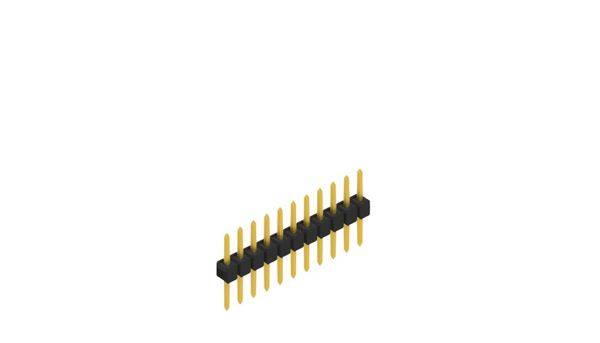 Fischer Elektronik Stiftleiste (Standard) Anzahl Reihen: 1 10046247 10St.