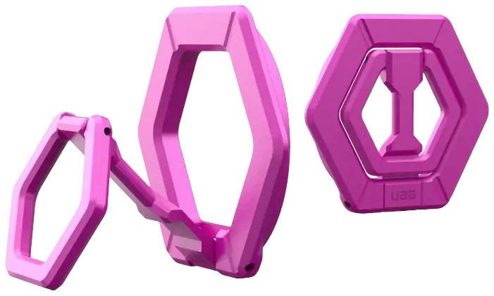 Urban Armor Gear Magnetic Ring Handy Ständer Pink Passend für Handy-Modell: iPhone 12 mini, iPhone 12, iPhone 12 Pro, iPhone 12
