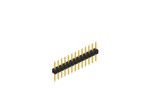 Fischer Elektronik Stiftleiste (Standard) Anzahl Reihen: 1 10046253 10St.