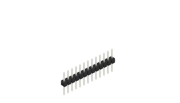 Fischer Elektronik Stiftleiste (Standard) Anzahl Reihen: 1 10046255 10St.