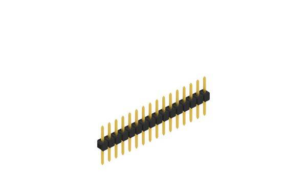 Fischer Elektronik Stiftleiste (Standard) Anzahl Reihen: 1 10046263 10St.