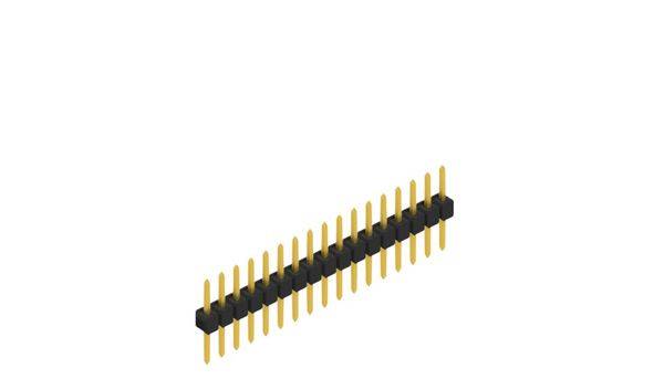 Fischer Elektronik Stiftleiste (Standard) Anzahl Reihen: 1 10046266 10St.