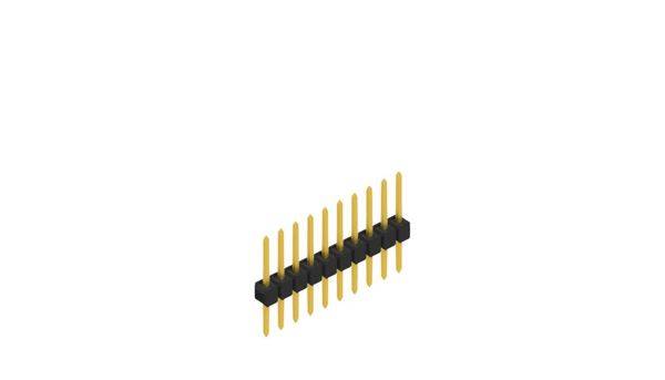 Fischer Elektronik Stiftleiste (Standard) Anzahl Reihen: 1 10046360 10St.