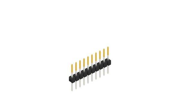 Fischer Elektronik Stiftleiste (Standard) Anzahl Reihen: 1 10046361 10St.
