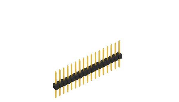 Fischer Elektronik Stiftleiste (Standard) Anzahl Reihen: 1 10046381 10St.