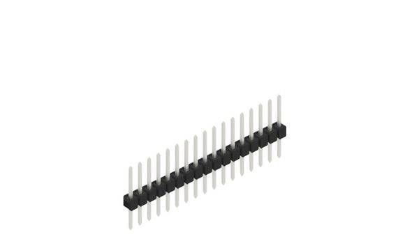 Fischer Elektronik Stiftleiste (Standard) Anzahl Reihen: 1 10046383 10St.