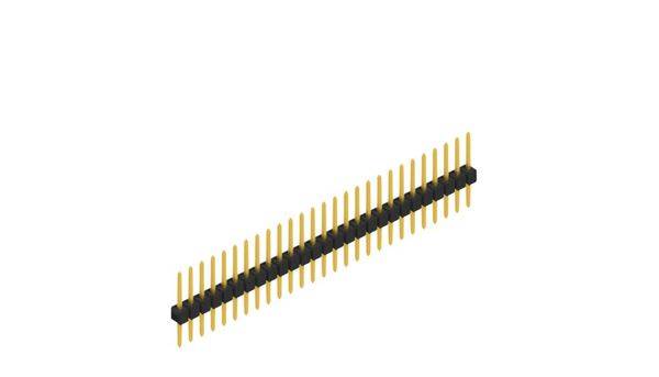 Fischer Elektronik Stiftleiste (Standard) Anzahl Reihen: 1 10046411 10St.