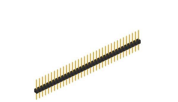 Fischer Elektronik Stiftleiste (Standard) Anzahl Reihen: 1 10046436 10St.