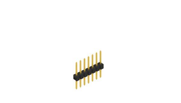 Fischer Elektronik Stiftleiste (Standard) Anzahl Reihen: 1 10046350 10St.