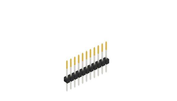 Fischer Elektronik Stiftleiste (Standard) Anzahl Reihen: 1 10046474 10St.
