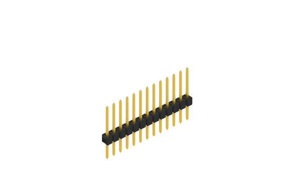 Fischer Elektronik Stiftleiste (Standard) Anzahl Reihen: 1 10046480 10St.