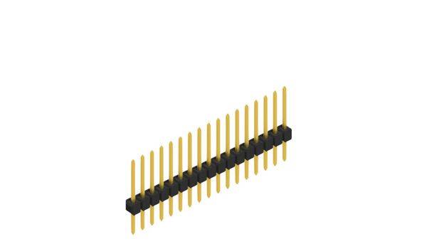 Fischer Elektronik Stiftleiste (Standard) Anzahl Reihen: 1 10046492 10St.