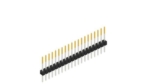Fischer Elektronik Stiftleiste (Standard) Anzahl Reihen: 1 10046502 10St.