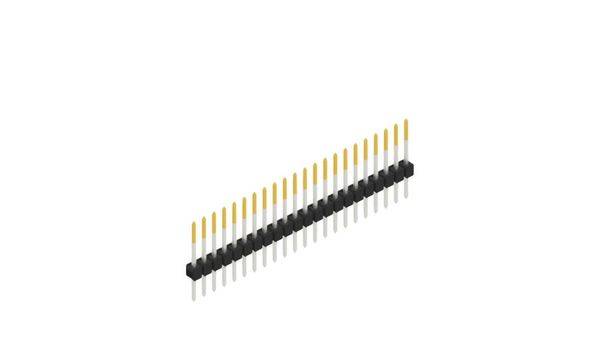 Fischer Elektronik Stiftleiste (Standard) Anzahl Reihen: 1 10046508 10St.