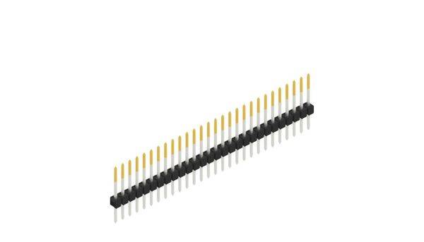 Fischer Elektronik Stiftleiste (Standard) Anzahl Reihen: 1 10046527 10St.