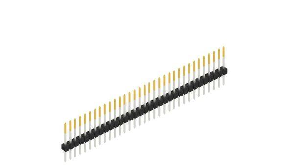 Fischer Elektronik Stiftleiste (Standard) Anzahl Reihen: 1 10046542 10St.