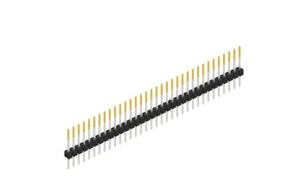 Fischer Elektronik Stiftleiste (Standard) Anzahl Reihen: 1 10046545 10St.