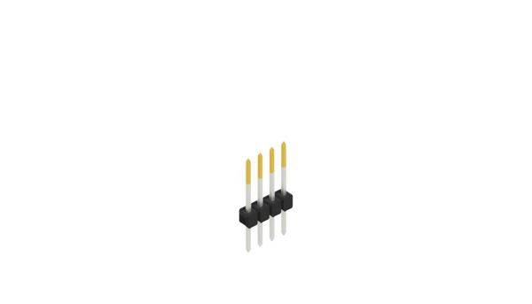 Fischer Elektronik Stiftleiste (Standard) Anzahl Reihen: 1 10046452 10St.