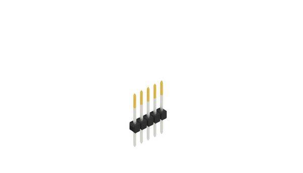 Fischer Elektronik Stiftleiste (Standard) Anzahl Reihen: 1 10046455 10St.