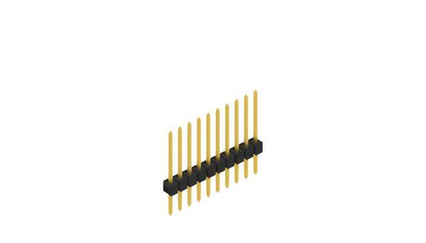 Fischer Elektronik Stiftleiste (Standard) Anzahl Reihen: 1 10046584 10St.