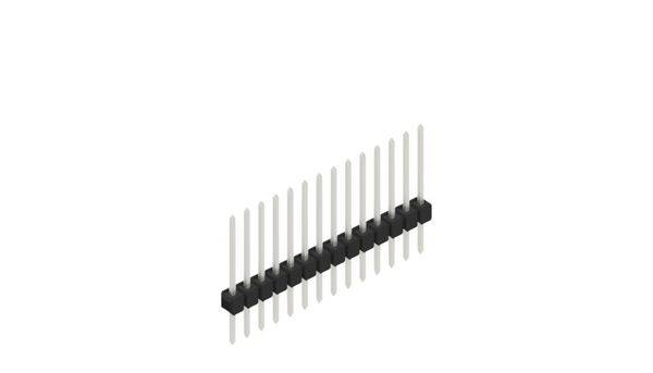 Fischer Elektronik Stiftleiste (Standard) Anzahl Reihen: 1 10046598 10St.
