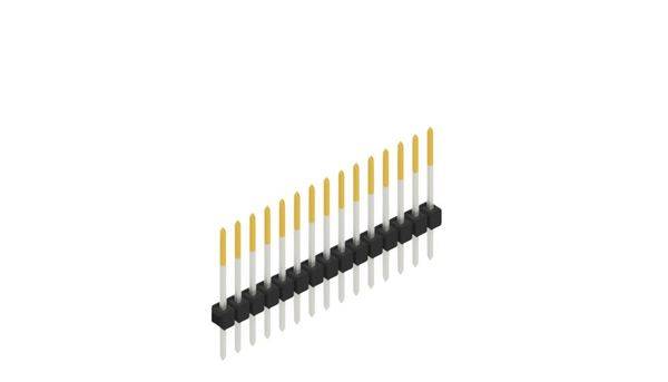 Fischer Elektronik Stiftleiste (Standard) Anzahl Reihen: 1 10046600 10St.