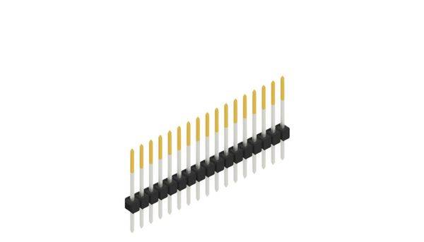 Fischer Elektronik Stiftleiste (Standard) Anzahl Reihen: 1 10046607 10St.