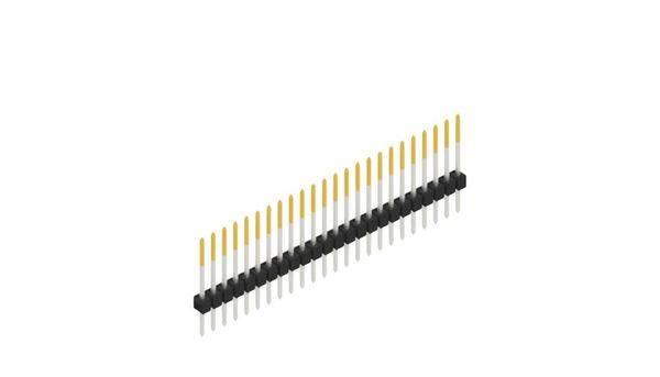 Fischer Elektronik Stiftleiste (Standard) Anzahl Reihen: 1 10046629 10St.
