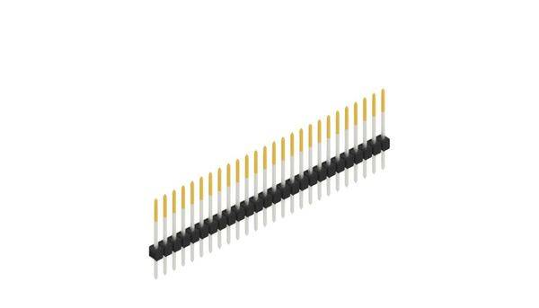 Fischer Elektronik Stiftleiste (Standard) Anzahl Reihen: 1 10046636 10St.