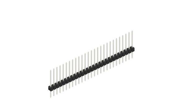 Fischer Elektronik Stiftleiste (Standard) Anzahl Reihen: 1 10046640 10St.