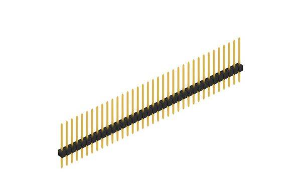 Fischer Elektronik Stiftleiste (Standard) Anzahl Reihen: 1 10046667 10St.