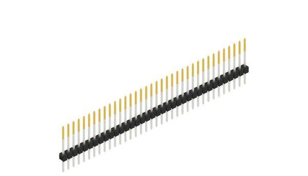 Fischer Elektronik Stiftleiste (Standard) Anzahl Reihen: 1 10046668 10St.