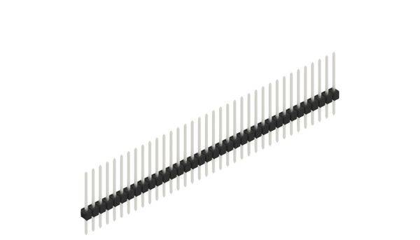 Fischer Elektronik Stiftleiste (Standard) Anzahl Reihen: 1 10046669 10St.