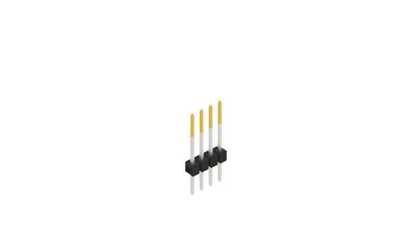 Fischer Elektronik Stiftleiste (Standard) Anzahl Reihen: 1 10046565 10St.