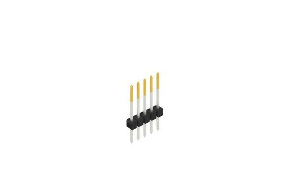 Fischer Elektronik Stiftleiste (Standard) Anzahl Reihen: 1 10046568 10St.