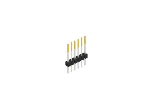 Fischer Elektronik Stiftleiste (Standard) Anzahl Reihen: 1 10046572 10St.