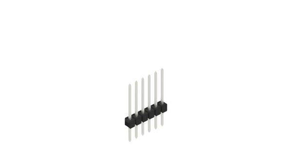 Fischer Elektronik Stiftleiste (Standard) Anzahl Reihen: 1 10046573 10St.