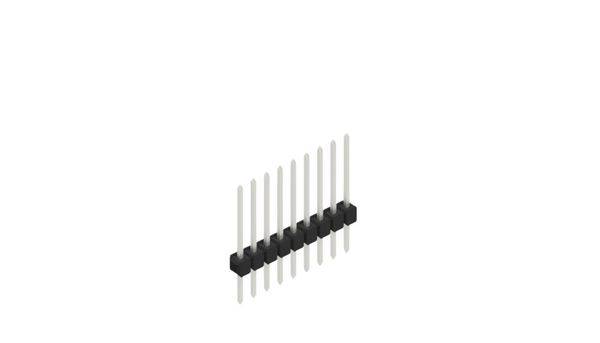 Fischer Elektronik Stiftleiste (Standard) Anzahl Reihen: 1 10046583 10St.
